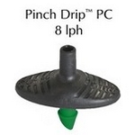 Antelco Pinch Drip PC 8 L/H Green